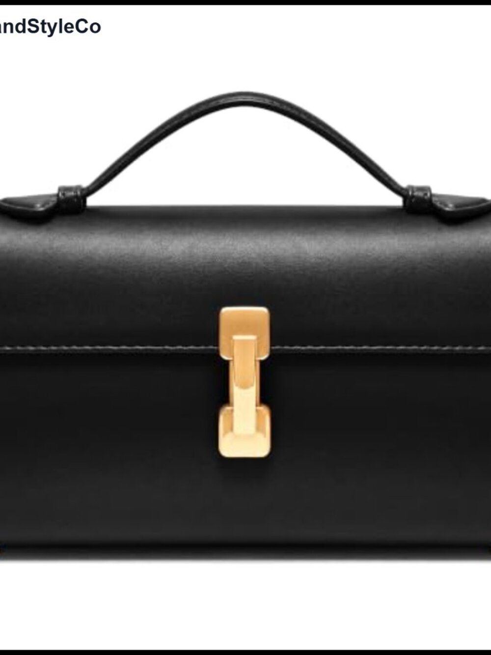 Women's Small Clutch Purse with Top Handle & Crossbody Strap, Vegan Leather,